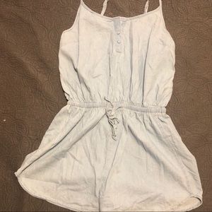 Denim romper